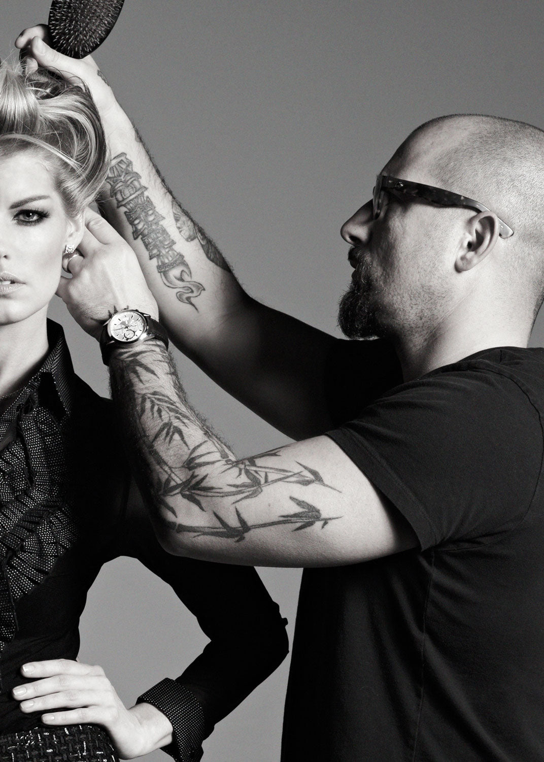 Michael KANYON Beauty Haircare on set